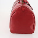 LOUIS VUITTON Epi Keepall 55 Boston Bag Red M42957 LV Auth 179665A-4