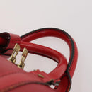 LOUIS VUITTON Epi Keepall 55 Boston Bag Red M42957 LV Auth 179665A-8