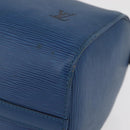LOUIS VUITTON Epi Speedy 25 Hand Bag Toledo Blue M43015 LV Auth 179667A-15