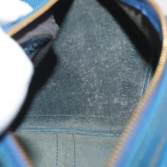 LOUIS VUITTON Epi Speedy 25 Hand Bag Toledo Blue M43015 LV Auth 179667A