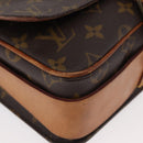 LOUIS VUITTON Monogram Cartouchiere MM Umhängetasche M51253 LV Auth 179669-9