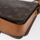 LOUIS VUITTON Monogram Cartouchiere MM Umhängetasche M51253 LV Auth 179669-16