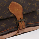 LOUIS VUITTON Monogram Cartouchiere MM Umhängetasche M51253 LV Auth 179669-10