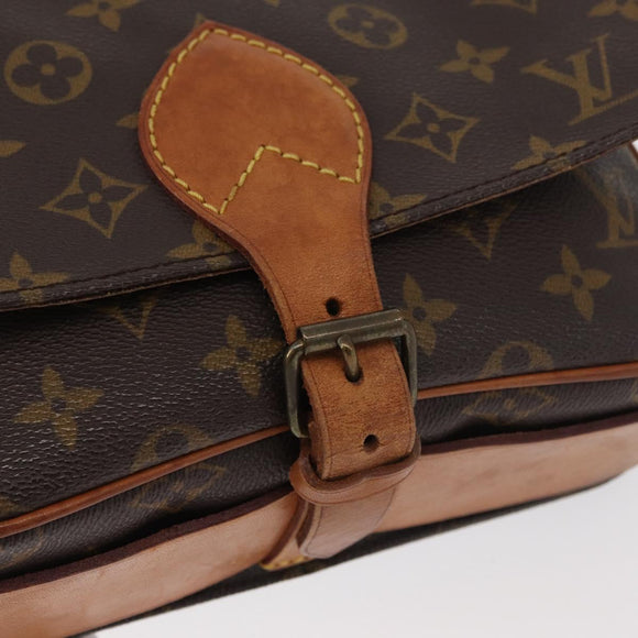 LOUIS VUITTON Monogram Cartouchiere MM Umhängetasche M51253 LV Auth 179669
