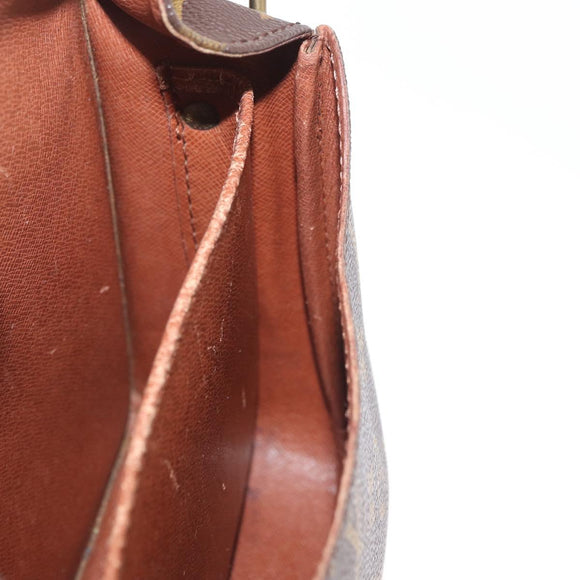 LOUIS VUITTON Monogram Cartouchiere MM Umhängetasche M51253 LV Auth 179669