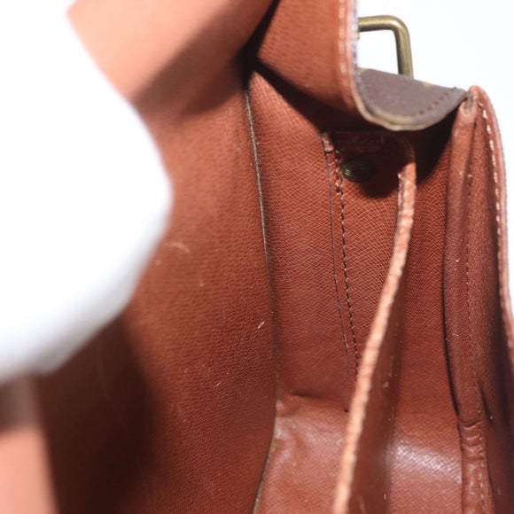 LOUIS VUITTON Monogram Cartouchiere MM Umhängetasche M51253 LV Auth 179669