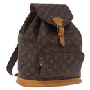LOUIS VUITTON Monogram Montsouris GM Backpack M51135 LV Auth 179670-1