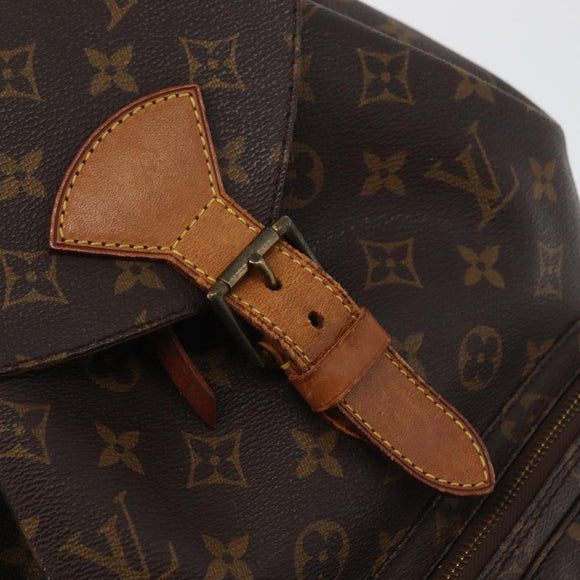 LOUIS VUITTON Monogram Montsouris GM Backpack M51135 LV Auth 179670