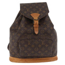 LOUIS VUITTON Monogram Montsouris GM Backpack M51135 LV Auth 179670-13