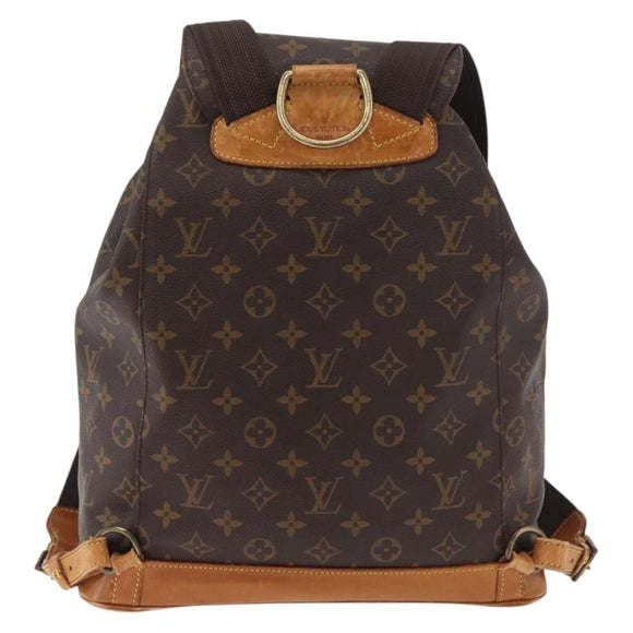 LOUIS VUITTON Monogram Montsouris GM Backpack M51135 LV Auth 179670