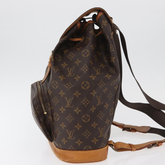 LOUIS VUITTON Monogram Montsouris GM Backpack M51135 LV Auth 179670