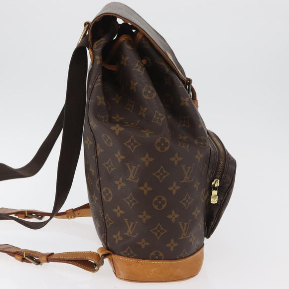 LOUIS VUITTON Monogram Montsouris GM Backpack M51135 LV Auth 179670