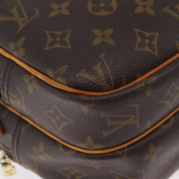 LOUIS VUITTON Monogram Reporter PM Umhängetasche M45254 LV Auth 179671