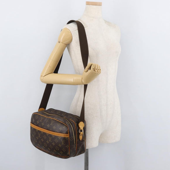 LOUIS VUITTON Monogram Reporter PM Umhängetasche M45254 LV Auth 179671