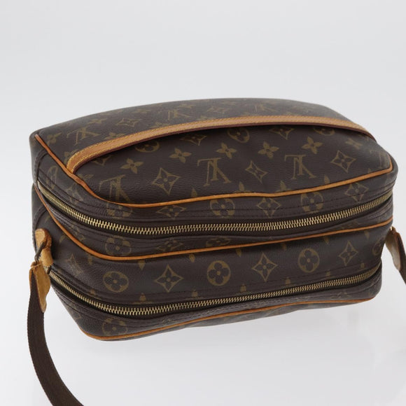 LOUIS VUITTON Monogram Reporter PM Umhängetasche M45254 LV Auth 179671