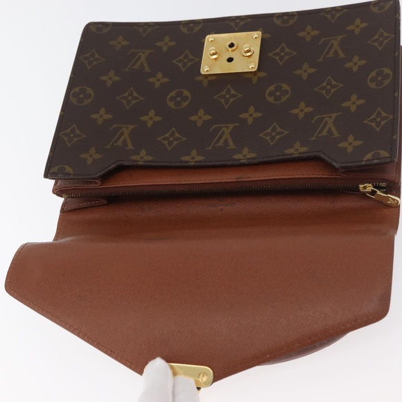 LOUIS VUITTON Monogram Concorde Hand Bag M51190 LV Auth 179672A