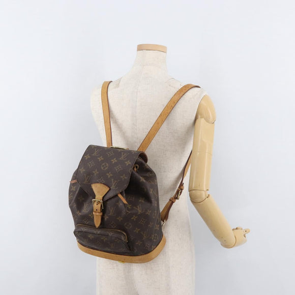 LOUIS VUITTON Monogram Montsouris MM Backpack M51136 LV Auth 179675A