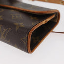 LOUIS VUITTON Monogram Pochette Florentine Heuptas M51855 LV Auth 179682-9
