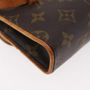 LOUIS VUITTON Monogram Pochette Florentine Heuptas M51855 LV Auth 179682-15