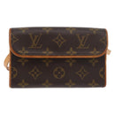 LOUIS VUITTON Monogram Pochette Florentine Heuptas M51855 LV Auth 179682-13