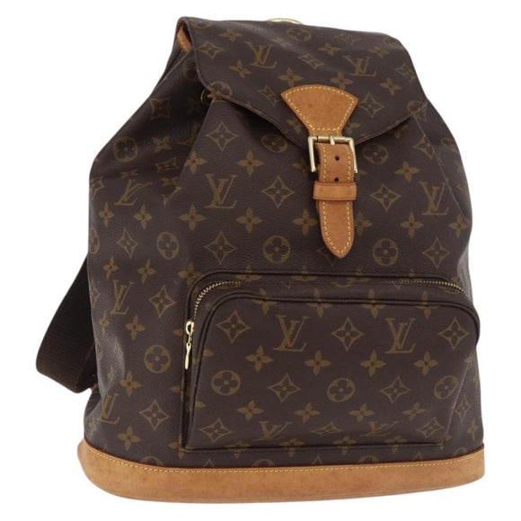 LOUIS VUITTON Monogram Montsouris GM Backpack M51135 LV Auth 179685A