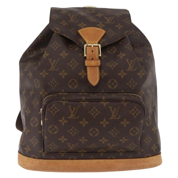 LOUIS VUITTON Monogram Montsouris GM Backpack M51135 LV Auth 179685A