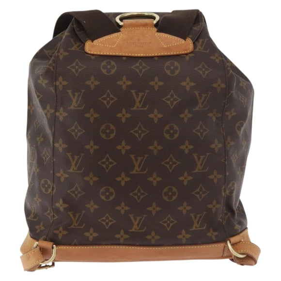 LOUIS VUITTON Monogram Montsouris GM Backpack M51135 LV Auth 179685A