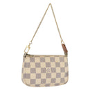 LOUIS VUITTON Damier Azur Mini Pochette Accessoires Pouch N63005 LV Auth 179688-1