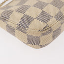 LOUIS VUITTON Damier Azur Mini Pochette Accessoires Pouch N63005 LV Auth 179688-14