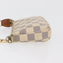 LOUIS VUITTON Damier Azur Mini Pochette Accessoires Pouch N63005 LV Auth 179688-4