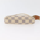LOUIS VUITTON Damier Azur Mini Pochette Accessoires Pouch N63005 LV Auth 179688-5