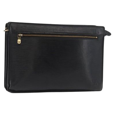 LOUIS VUITTON Epi Angian Shoulder Bag 2way Black M52112 LV Auth 179695