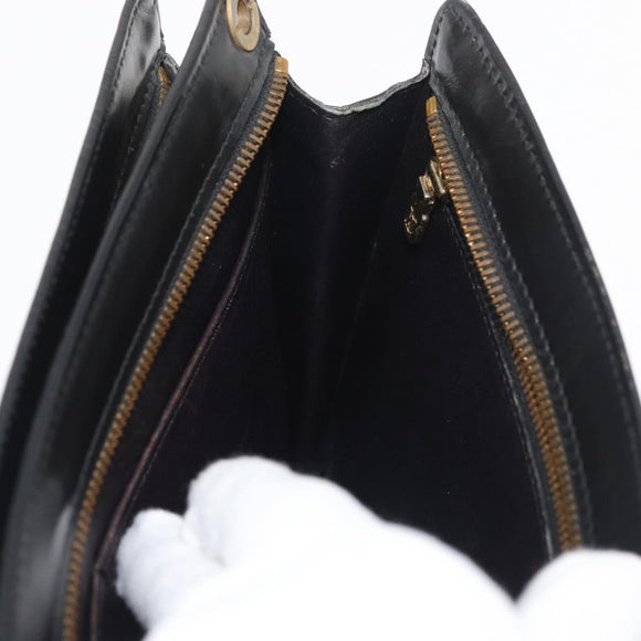 LOUIS VUITTON Epi Angian Shoulder Bag 2way Black M52112 LV Auth 179695
