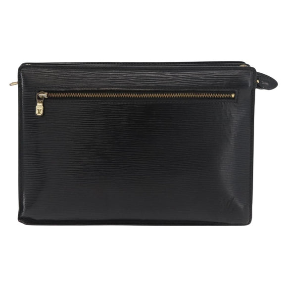 LOUIS VUITTON Epi Angian Shoulder Bag 2way Black M52112 LV Auth 179695