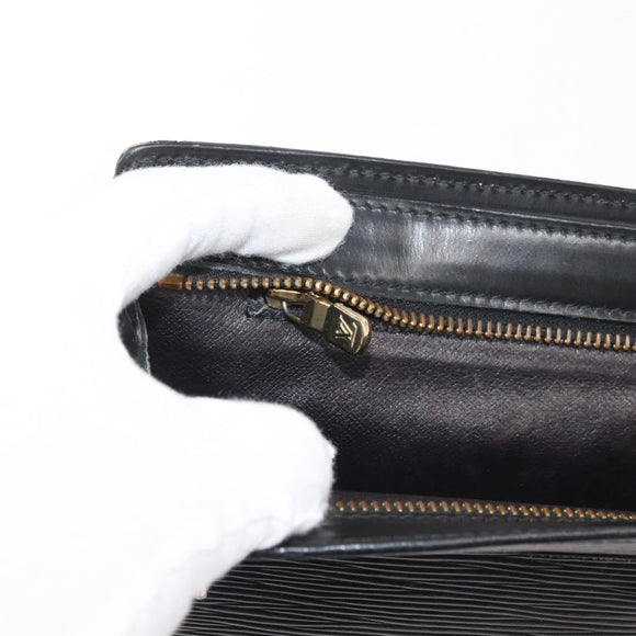 LOUIS VUITTON Epi Angian Shoulder Bag 2way Black M52112 LV Auth 179695