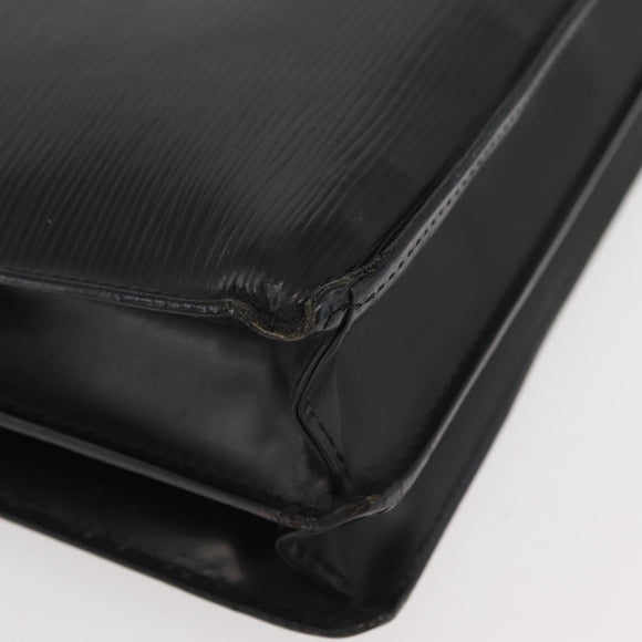 LOUIS VUITTON Epi Angian Shoulder Bag 2way Black M52112 LV Auth 179695