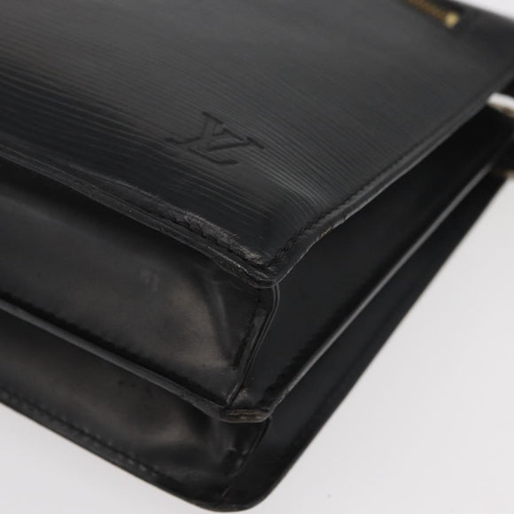 LOUIS VUITTON Epi Angian Shoulder Bag 2way Black M52112 LV Auth 179695