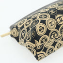 CHANEL Clutch Bag Cotton Beige Gold CC Auth 179696A-9