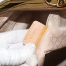 Christian Dior Canage Lady Dior Hand Bag Nylon 2way Khaki Gold Auth 179698-24