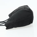 PRADA Hand Bag Nylon Black Silver Auth 179699A-3