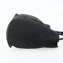 PRADA Hand Bag Nylon Black Silver Auth 179699A-4