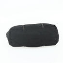 PRADA Hand Bag Nylon Black Silver Auth 179699A-5