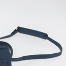 FENDI Celeria Anna Umhängetasche Leder 2way Marine Silber Auth 179700A-11