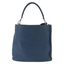 FENDI Celeria Anna Umhängetasche Leder 2way Marine Silber Auth 179700A-3