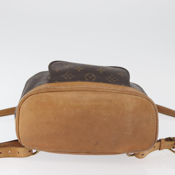 LOUIS VUITTON Monogram Montsouris MM Backpack M51136 LV Auth 179701