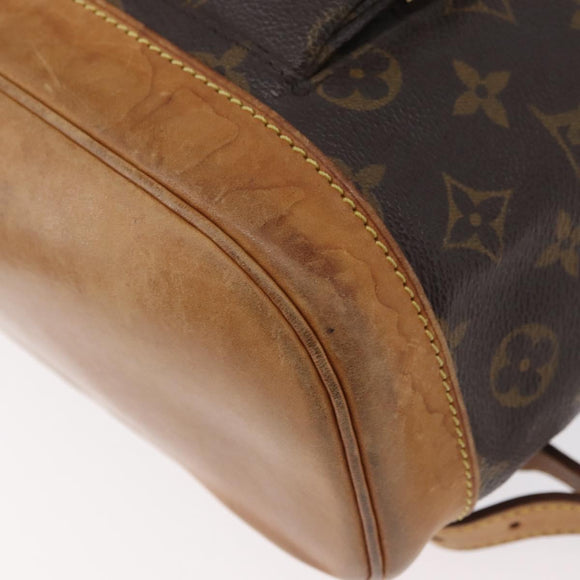 LOUIS VUITTON Monogram Montsouris MM Backpack M51136 LV Auth 179701