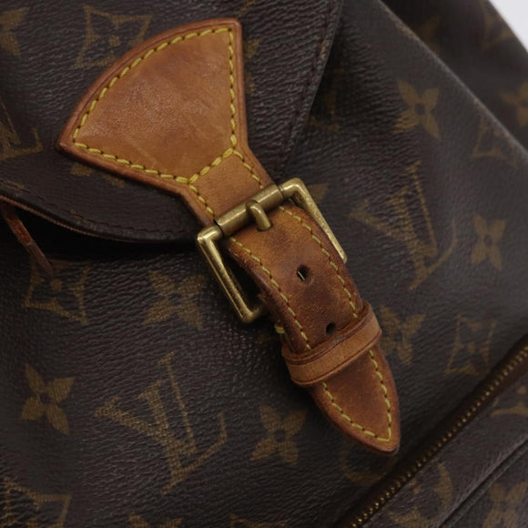 LOUIS VUITTON Monogram Montsouris MM Backpack M51136 LV Auth 179701