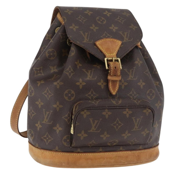 LOUIS VUITTON Monogram Montsouris MM Backpack M51136 LV Auth 179701