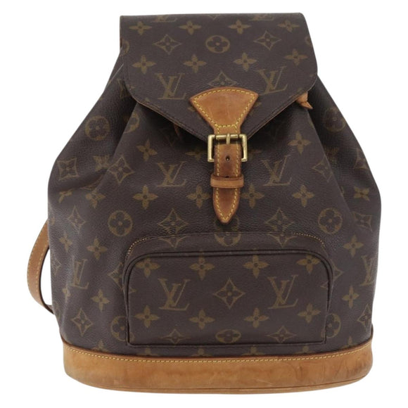 LOUIS VUITTON Monogram Montsouris MM Backpack M51136 LV Auth 179701