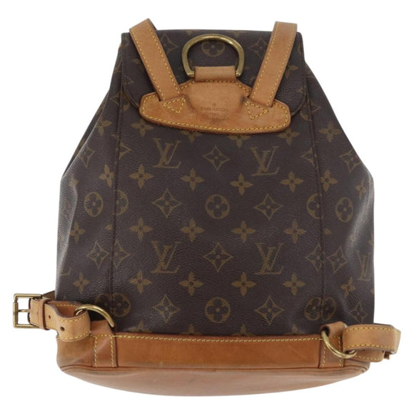 LOUIS VUITTON Monogram Montsouris MM Backpack M51136 LV Auth 179701